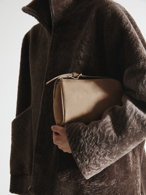 Женская сумка  MAISON DAVID, Артикул MARY MINI, бежевый | 4489237. Ракурс 6