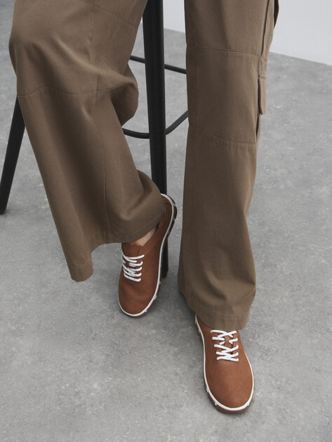 Женские кеды TENDANCE, Артикул HC2413-1, коричневый | 4489489. Ракурс 6