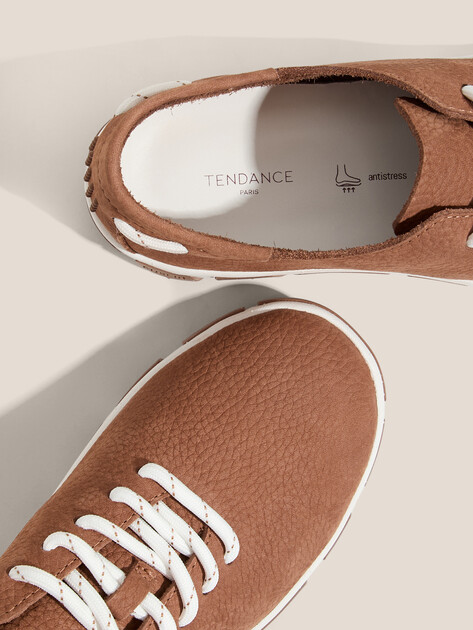 Женские кеды TENDANCE, Артикул HC2413-1, коричневый | 4489489. Ракурс 3