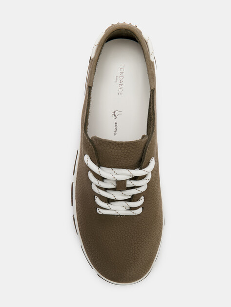 Женские кеды TENDANCE, Артикул HC2413-1, темный хаки | 4489507. Ракурс 5