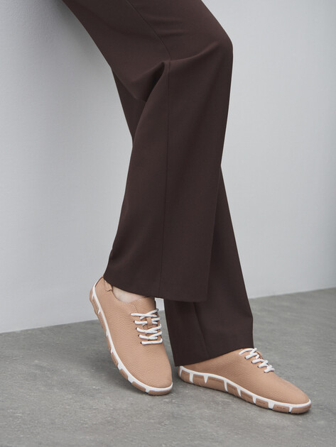 Женские кеды TENDANCE, Артикул HC2413-1, розовато-бежевый | 4489597. Ракурс 6