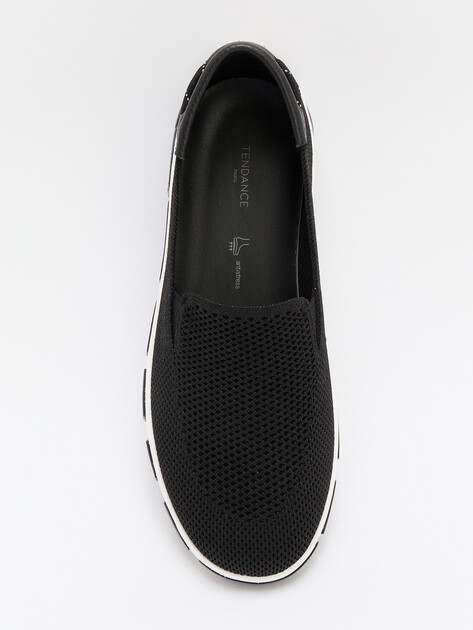 Женские слипоны TENDANCE, Артикул HC2413-3, черный | 4489819. Ракурс 5 Женские слипоны TENDANCE, Артикул HC2413-3, черный | 4489819. Ракурс 5