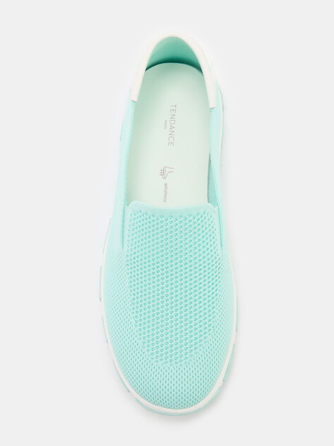 Женские слипоны TENDANCE, Артикул HC2413-3, мятный | 4489938. Ракурс 5 Женские слипоны TENDANCE, Артикул HC2413-3, мятный | 4489938. Ракурс 5