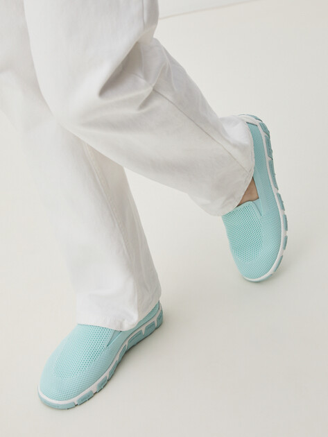 Женские слипоны TENDANCE, Артикул HC2413-3, мятный | 4489938. Ракурс 2 Женские слипоны TENDANCE, Артикул HC2413-3, мятный | 4489938. Ракурс 2