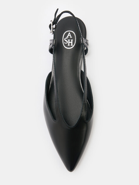 Балетки с открытой пяткой (слинг-бэк) ASH BALOON, Артикул BALOON, черный | 4490129. Ракурс 4 Балетки с открытой пяткой (слинг-бэк) ASH BALOON, Артикул BALOON, черный | 4490129. Ракурс 4