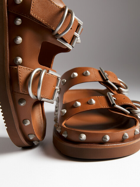 Женские шлепанцы ASH URUS, Артикул URUS, светло-коричневый | 4491320. Ракурс 6