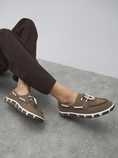 Женские топсайдеры TENDANCE, Артикул HC2413-4, зеленовато-коричневый | 4491446. Ракурс 6 Женские топсайдеры TENDANCE, Артикул HC2413-4, зеленовато-коричневый | 4491446. Ракурс 6
