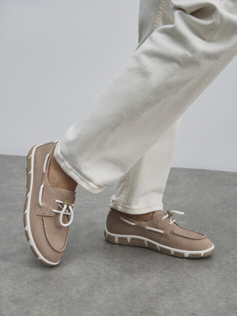 Женские топсайдеры TENDANCE, Артикул HC2413-4, светло-бежевый | 4491470. Ракурс 6 Женские топсайдеры TENDANCE, Артикул HC2413-4, светло-бежевый | 4491470. Ракурс 6