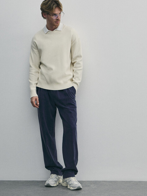 Мужские брюки MAISON DAVID, Артикул MLY24-117-1A, темно-синий | 4491769. Ракурс 5 Мужские брюки MAISON DAVID, Артикул MLY24-117-1A, темно-синий | 4491769. Ракурс 5