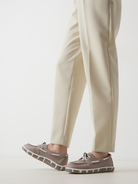 Женские топсайдеры TENDANCE, Артикул HC2413-4, серо-бежевый | 4491779. Ракурс 2