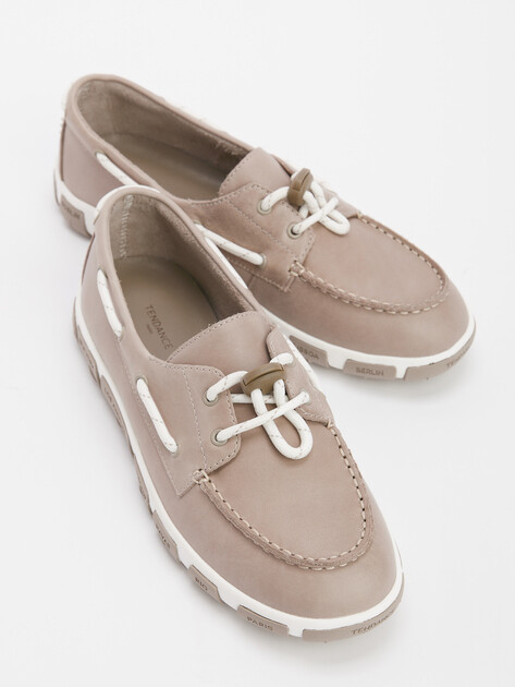 Женские топсайдеры TENDANCE, Артикул HC2413-4, серо-бежевый | 4491779. Ракурс 6