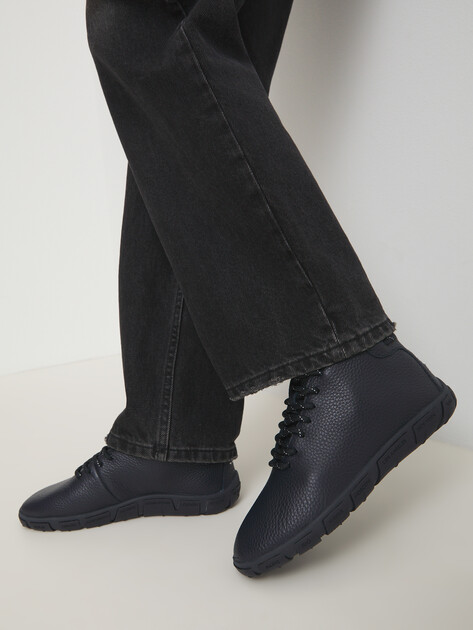 Женские высокие кеды TENDANCE, Артикул HC2413X-5, темно-синий | 4492359. Ракурс 2