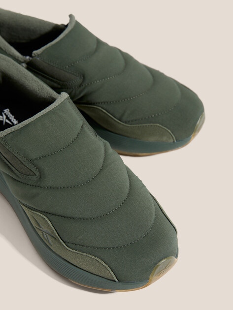 Кроссовки REEBOK DMX COMFORT + SLIP ON WINTER, Артикул DMX COMFORT + SLIP ON WINTER, темно-зеленый | 4495710. Ракурс 3 Кроссовки REEBOK DMX COMFORT + SLIP ON WINTER, Артикул DMX COMFORT + SLIP ON WINTER, темно-зеленый | 4495710. Ракурс 3