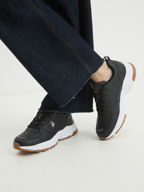 Женские кроссовки U.S.POLO ASSN. SORLEY, Артикул 101392174, черный | 4495959. Ракурс 2