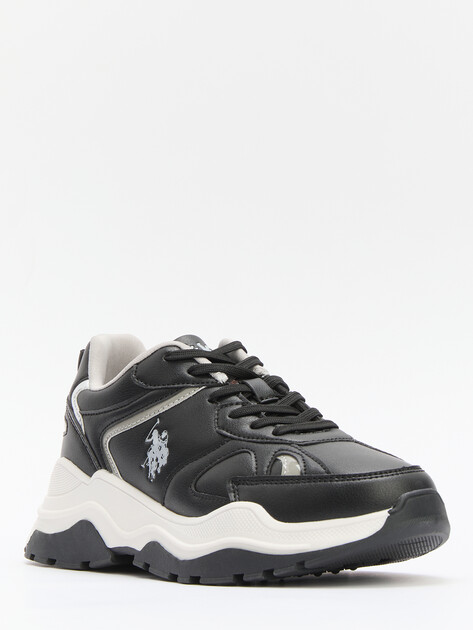 Женские кроссовки U.S.POLO ASSN. RODIE 3PR, Артикул 101416451, черный | 4496000. Ракурс 3 Женские кроссовки U.S.POLO ASSN. RODIE 3PR, Артикул 101416451, черный | 4496000. Ракурс 3