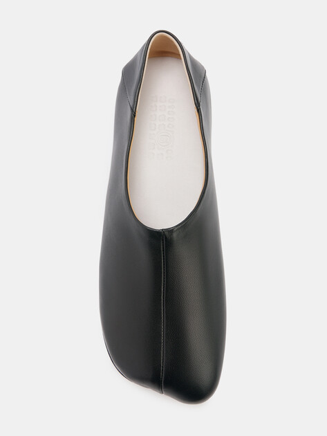 Балетки MM6 MAISON MARGIELA BALLET SHOE, Артикул S59WZ0095, черный | 4497502. Ракурс 5 Балетки MM6 MAISON MARGIELA BALLET SHOE, Артикул S59WZ0095, черный | 4497502. Ракурс 5