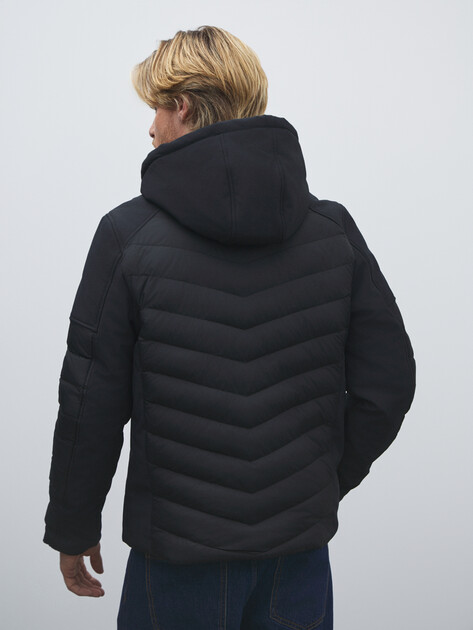 Мужская куртка REEBOK Abelard Jacket, Артикул CN 10106, черный | 4499130. Ракурс 4