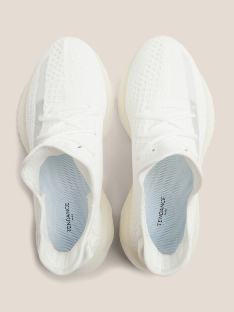 Женские кроссовки-носки TENDANCE, Артикул AQ-350-02, белый | 4499319. Ракурс 4