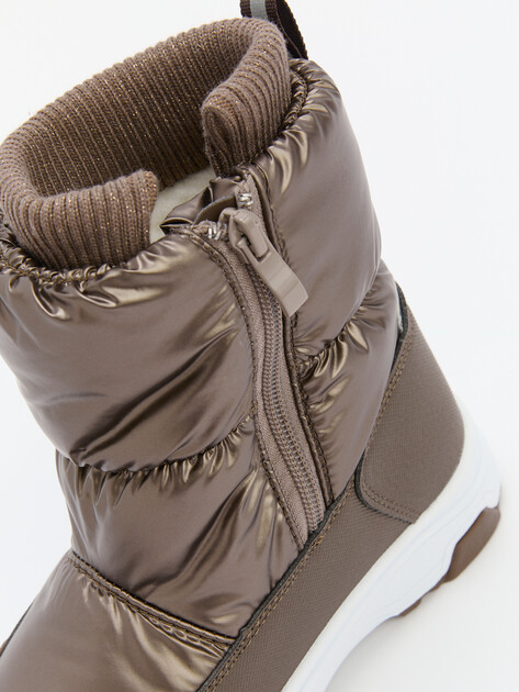 Детские дутики КОТОФЕЙ, Артикул 464933-41, темно-коричневый | 4499612. Ракурс 5