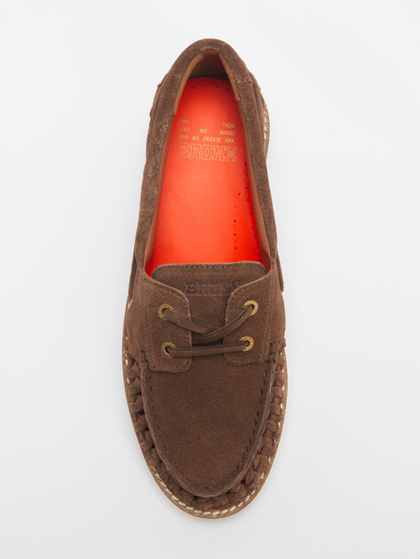 Женские топсайдеры BRONX sie-nna, Артикул 66642-CW, шоколадный | 4499772. Ракурс 4