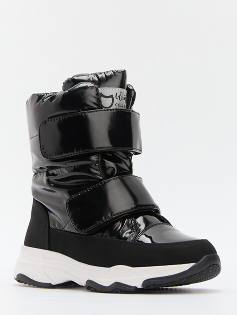 Детские дутики КОТОФЕЙ, Артикул 454061-47, черный | 4499974. Ракурс 2