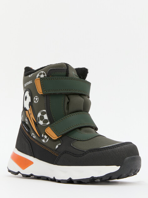 Детские ботинки КОТОФЕЙ, Артикул 454702-41, темно-зеленый | 4500307. Ракурс 2