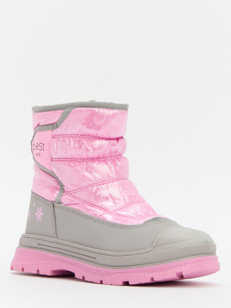 Детские дутики КОТОФЕЙ, Артикул 464092-41, розовый | 4500463. Ракурс 2