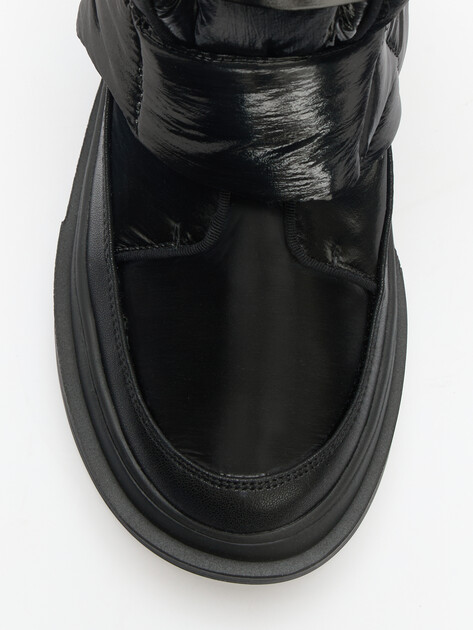 Детские дутики КОТОФЕЙ, Артикул 754072-41, черный | 4500588. Ракурс 4