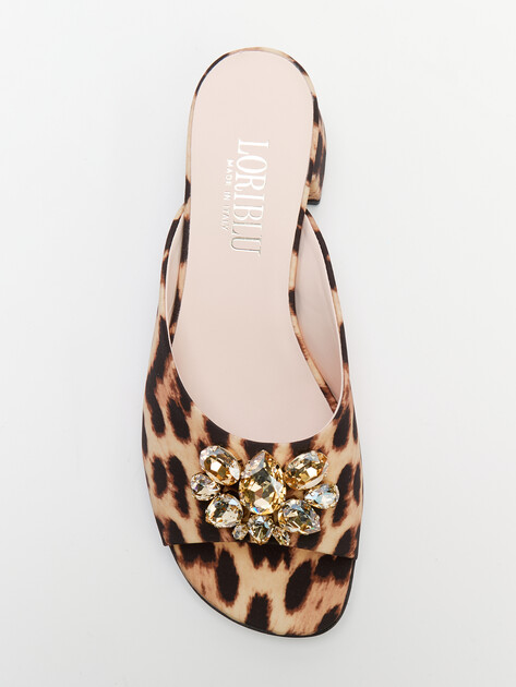 Мюли LORIBLU, Артикул S3D81B, леопардовый принт | 4505076. Ракурс 5
