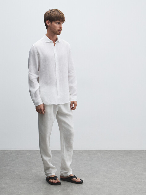 Мужская рубашка MAISON DAVID, Артикул 2024-541, белый | 4506399. Ракурс 2