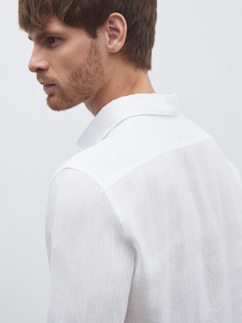 Мужская рубашка MAISON DAVID, Артикул 2024-541, белый | 4506399. Ракурс 3