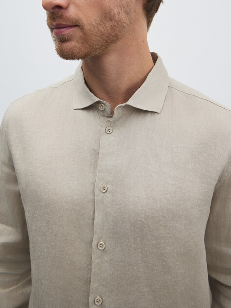 Мужская рубашка MAISON DAVID, Артикул 2024-541, льняной | 4506434. Ракурс 3 Мужская рубашка MAISON DAVID, Артикул 2024-541, льняной | 4506434. Ракурс 3