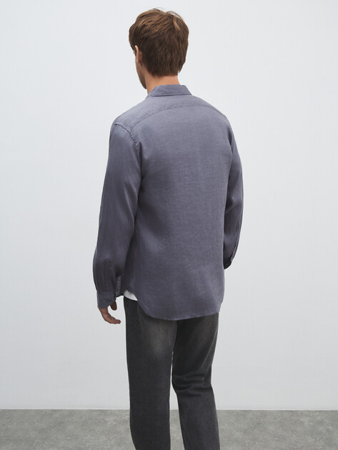 Мужская рубашка MAISON DAVID, Артикул 2024-541, серый | 4506476. Ракурс 4