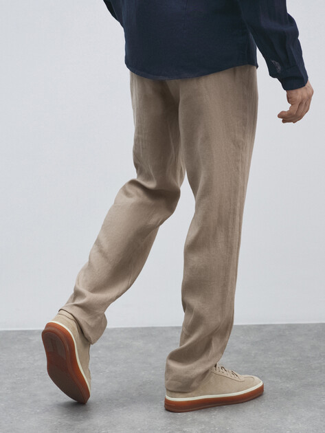 Мужские брюки MAISON DAVID, Артикул 2024-602K, серо-бежевый | 4506751. Ракурс 4 Мужские брюки MAISON DAVID, Артикул 2024-602K, серо-бежевый | 4506751. Ракурс 4