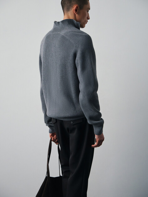 Мужской кардиган MAISON DAVID, Артикул 2024-097-1, серый | 4507488. Ракурс 4