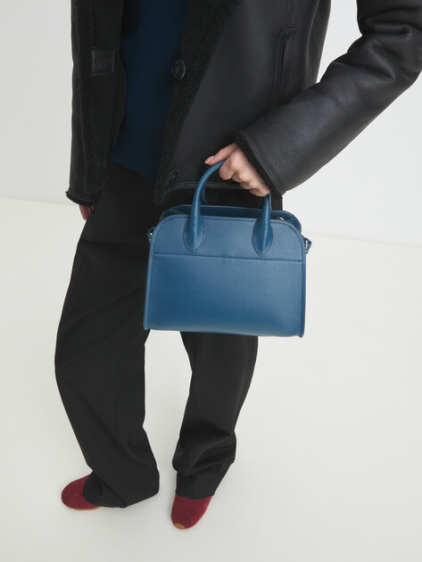 Женский тоут CALZETTI ASHLEY MINI, Артикул ASHLEY MINI, серовато-синий | 4507821. Ракурс 6