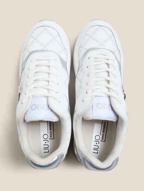 Женские кроссовки LIU∙JO LIU JO MAXI WONDER LOW 02, Артикул BF5015, белый | 4508390. Ракурс 4