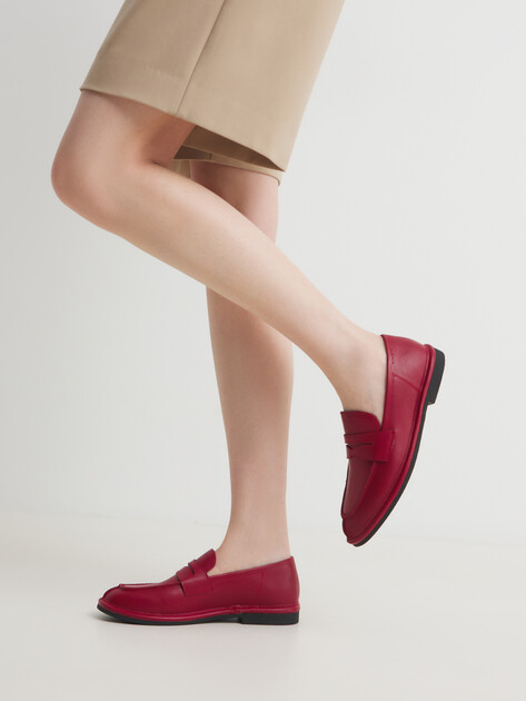 Женские лоферы TENDANCE, Артикул SX6982-01, красный | 4513326. Ракурс 2 Женские лоферы TENDANCE, Артикул SX6982-01, красный | 4513326. Ракурс 2