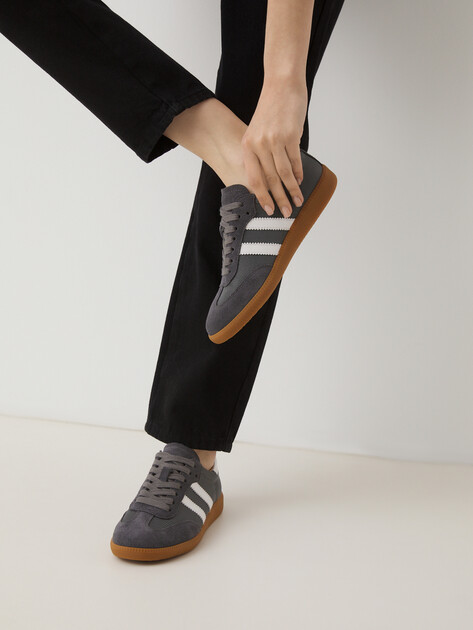 Женские кеды TENDANCE, Артикул SX21234-03, темно-серый | 4513416. Ракурс 2 Женские кеды TENDANCE, Артикул SX21234-03, темно-серый | 4513416. Ракурс 2