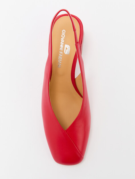 Женские туфли с открытой пяткой (слинг-бэк) GIOVANNI FABIANI, Артикул S25527, рубиновый | 4516825. Ракурс 5 Женские туфли с открытой пяткой (слинг-бэк) GIOVANNI FABIANI, Артикул S25527, рубиновый | 4516825. Ракурс 5