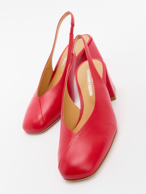 Женские туфли с открытой пяткой (слинг-бэк) GIOVANNI FABIANI, Артикул S25527, рубиновый | 4516825. Ракурс 6 Женские туфли с открытой пяткой (слинг-бэк) GIOVANNI FABIANI, Артикул S25527, рубиновый | 4516825. Ракурс 6