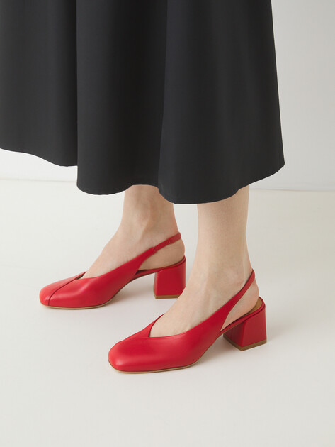 Женские туфли с открытой пяткой (слинг-бэк) GIOVANNI FABIANI, Артикул S25527, рубиновый | 4516825. Ракурс 2 Женские туфли с открытой пяткой (слинг-бэк) GIOVANNI FABIANI, Артикул S25527, рубиновый | 4516825. Ракурс 2