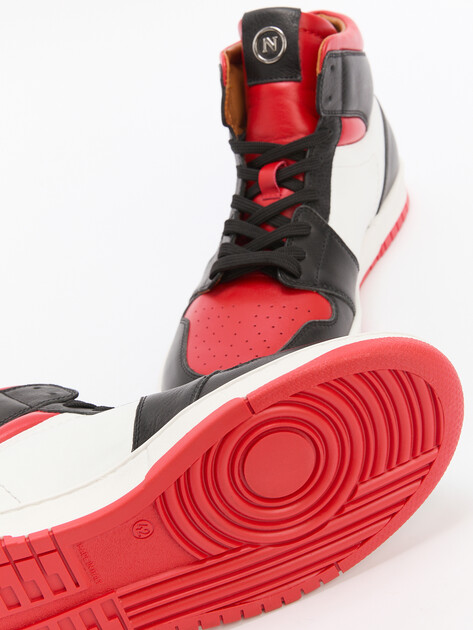 Мужские высокие кеды NOBLER, Артикул 04/329/04 (K), красный | 4518266. Ракурс 6