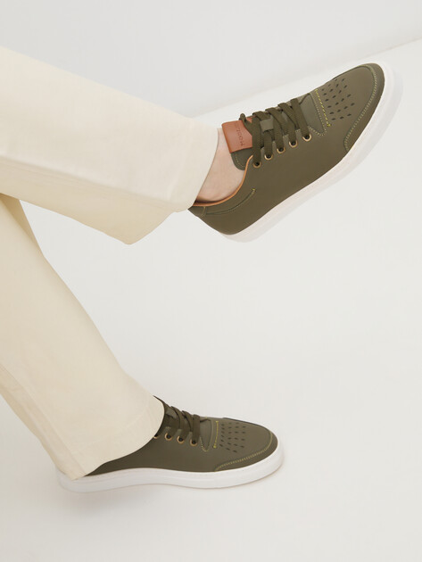 Мужские кеды NOBLER, Артикул 20/340/05 (K), хаки | 4518555. Ракурс 6