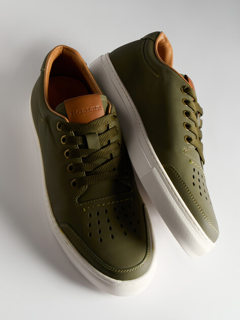 Мужские кеды NOBLER, Артикул 20/340/05 (K), хаки | 4518555. Ракурс 5