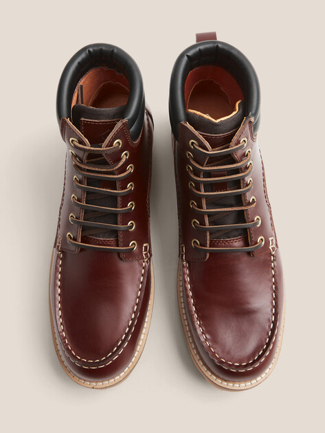 Мужские ботинки LUMBERJACK NEWTON, Артикул SMF3301-003, темно-бордовый | 4519488. Ракурс 4