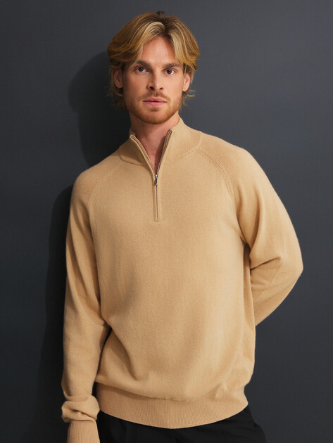 Мужской джемпер MAISON DAVID, Артикул 2024-082, темно-бежевый | 4519981. Ракурс 5