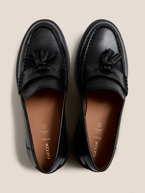 Женские лоферы GEOX D SPHERICA EC1, Артикул D26QRC, черный | 4521540. Ракурс 4 Женские лоферы GEOX D SPHERICA EC1, Артикул D26QRC, черный | 4521540. Ракурс 4