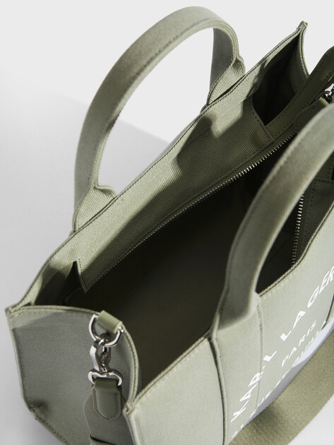 Женский тоут KARL LAGERFELD k/rsg square medium tote, Артикул A1W50010, фисташковый | 4521977. Ракурс 4