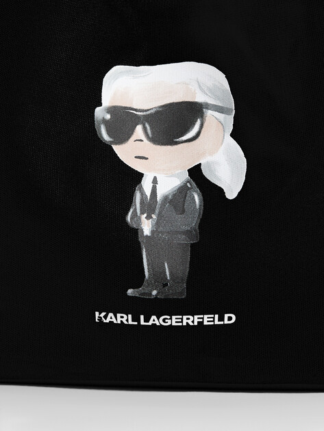Женский шоппер KARL LAGERFELD ikon aquarelle shopper, Артикул A2W50027, черный | 4522012. Ракурс 2 Женский шоппер KARL LAGERFELD ikon aquarelle shopper, Артикул A2W50027, черный | 4522012. Ракурс 2